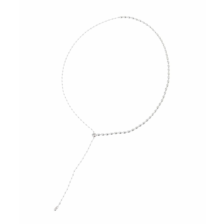 アシンメトリーボールネックレス | a.v.v【WOMEN】 | 詳細画像6 