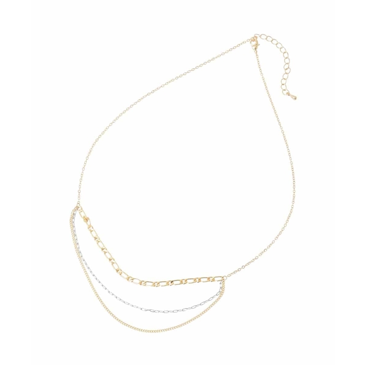 アソートチェーンネックレス/ゴールド | a.v.v【WOMEN】 | 詳細画像4 