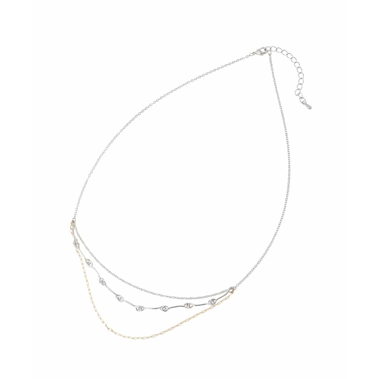 アソートチェーンネックレス/シルバー | a.v.v【WOMEN】 | 詳細画像4 