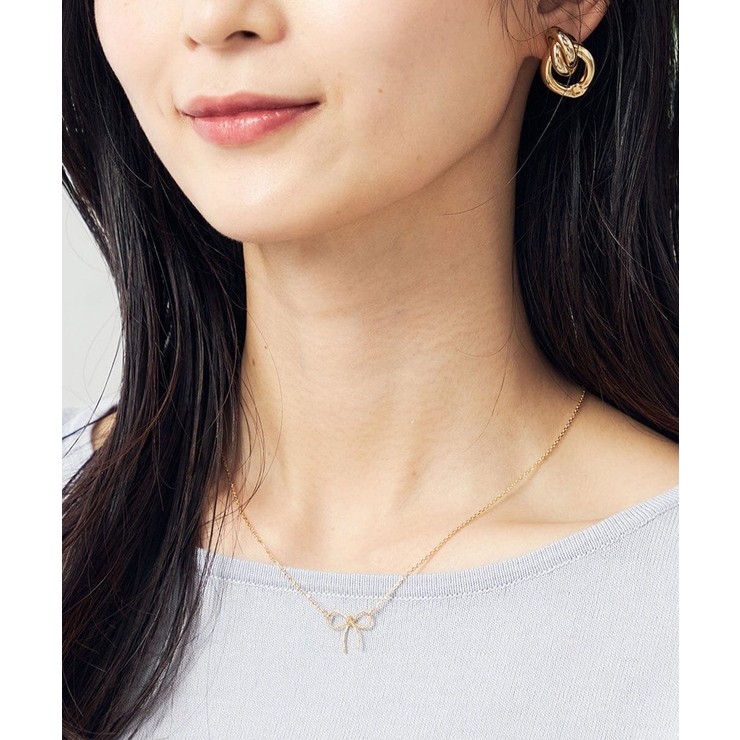 リボンネックレス | a.v.v【WOMEN】 | 詳細画像1 