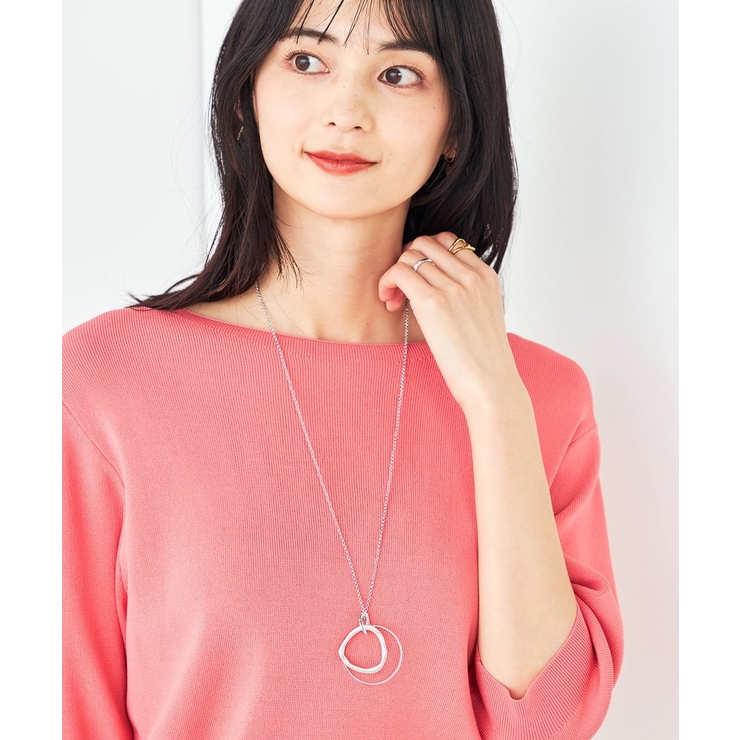ダブルリングワントップネックレス | a.v.v【WOMEN】 | 詳細画像5 
