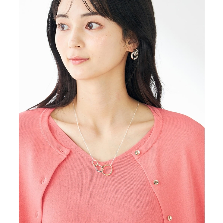 シルバー | サークルトップネックレス | a.v.v【WOMEN】