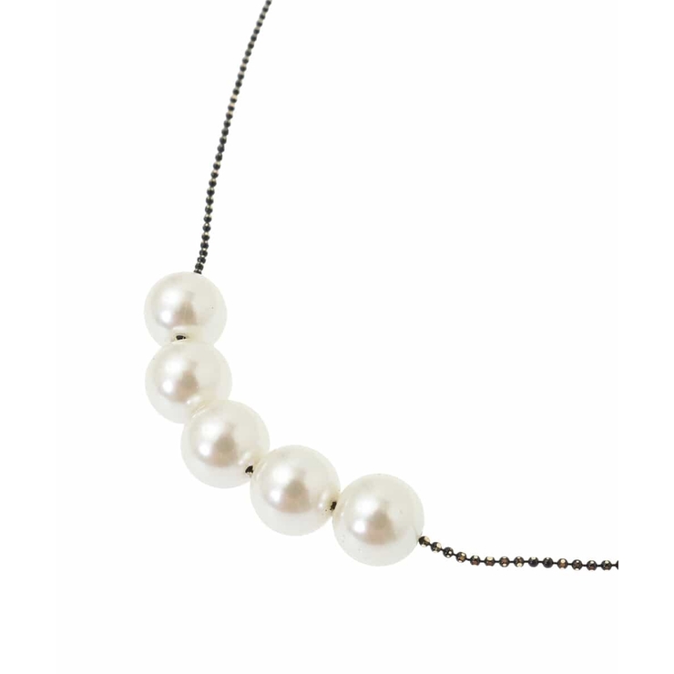 パールコンビビジューネックレス | a.v.v【WOMEN】 | 詳細画像13 