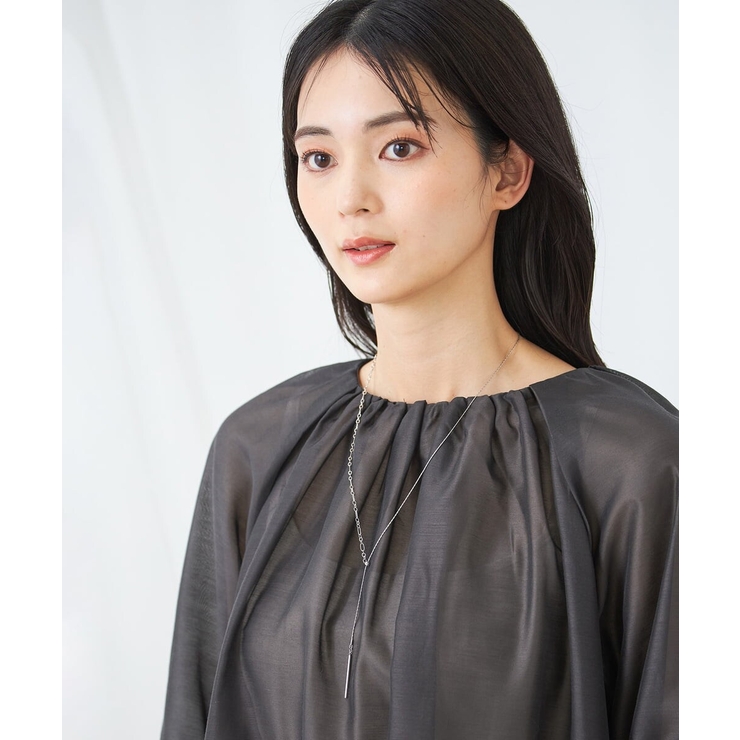 シルバー | チェーンコンビスライドネックレス | a.v.v【WOMEN】