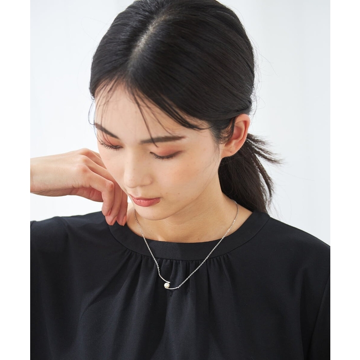 シルバー | 一粒パールネックレス | a.v.v【WOMEN】