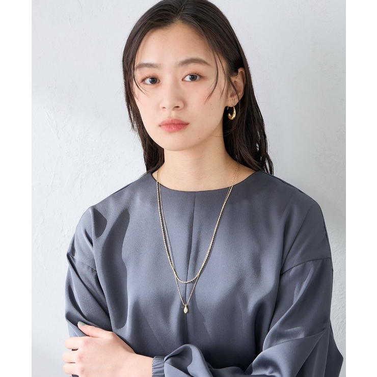 【雑誌InRed(宝島社)6月号掲載】ドロップトップネックレス | a.v.v【WOMEN】 | 詳細画像4 