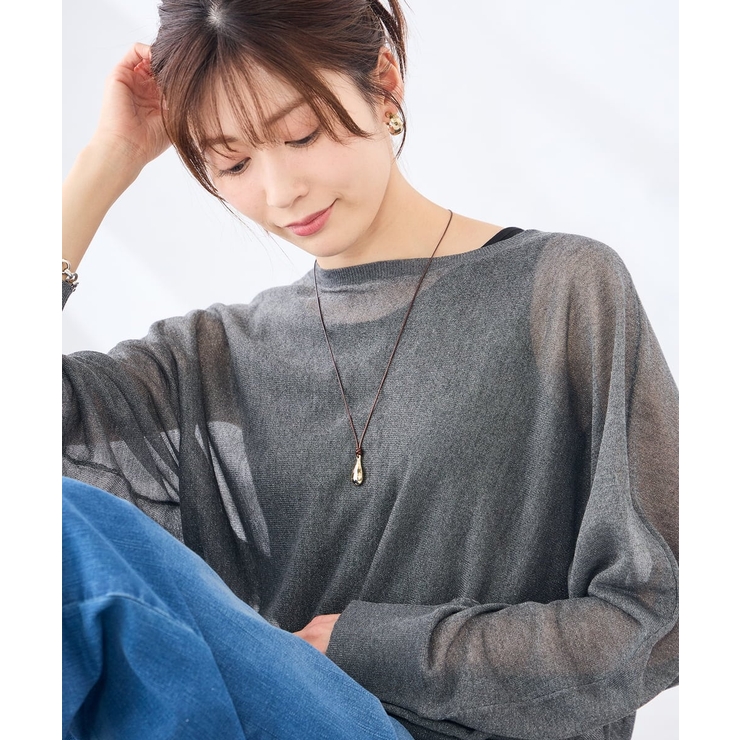 ドロップモチーフコードネックレス | a.v.v【WOMEN】 | 詳細画像3 
