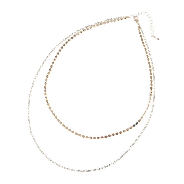 変形チェーンコンビネックレス | a.v.v【WOMEN】 | 詳細画像8 