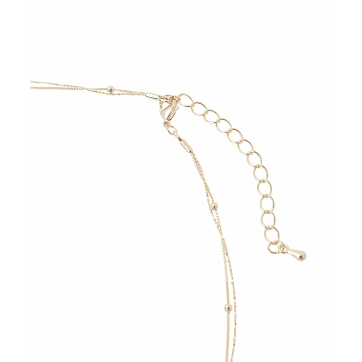 変形ダブルチェーンネックレス | a.v.v【WOMEN】 | 詳細画像9 