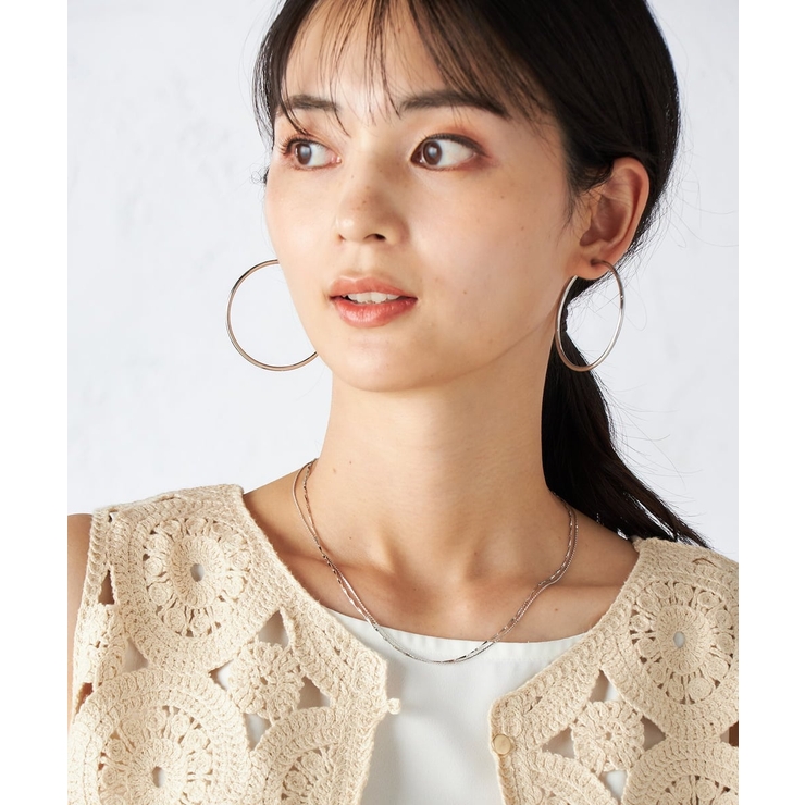 ダブルチェーンネックレス | a.v.v【WOMEN】 | 詳細画像1 