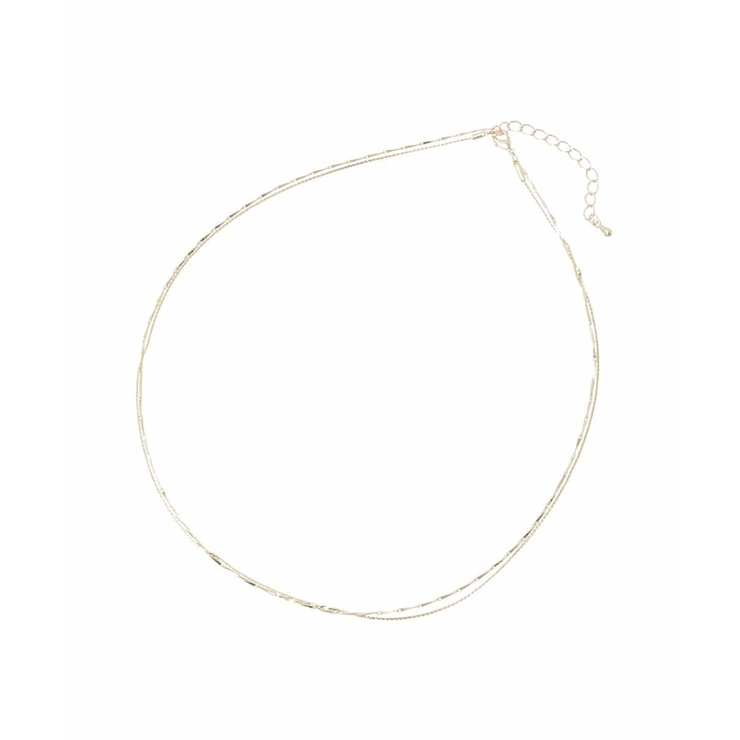 ダブルチェーンネックレス | a.v.v【WOMEN】 | 詳細画像2 