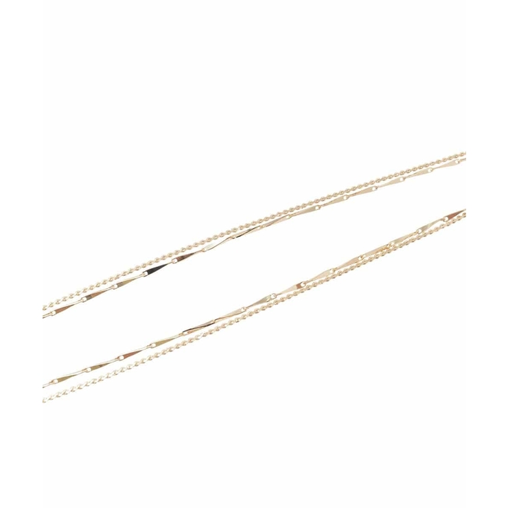 ダブルチェーンネックレス | a.v.v【WOMEN】 | 詳細画像4 