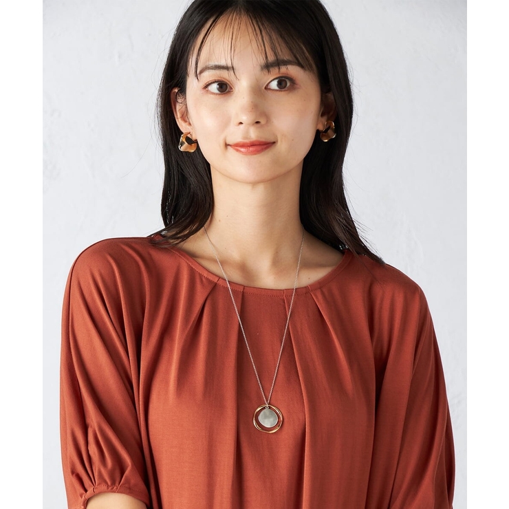 シルバー | コンビカラーワントップネックレス | a.v.v【WOMEN】