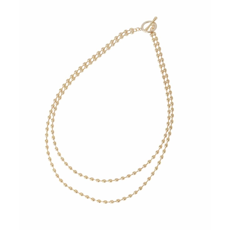 ボール二連マンテルネックレス | a.v.v【WOMEN】 | 詳細画像5 