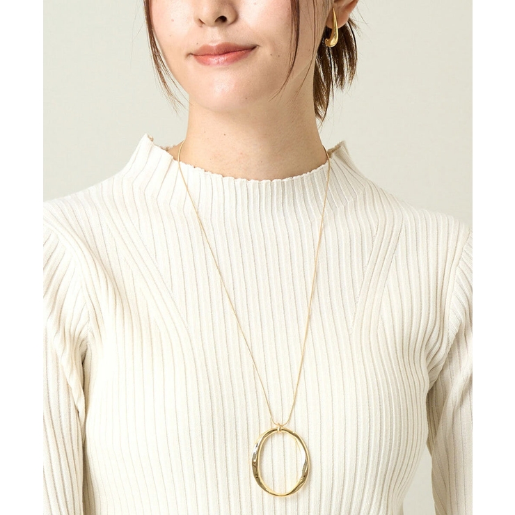 リングチェーンロングネックレス | a.v.v【WOMEN】 | 詳細画像1 
