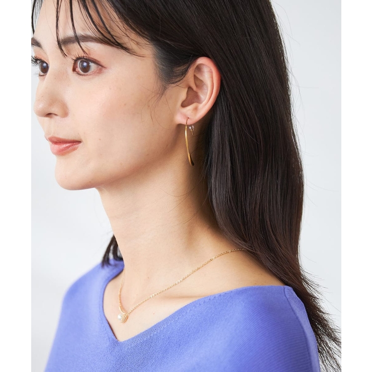 ステンレスドロップピアス | a.v.v【WOMEN】 | 詳細画像1 