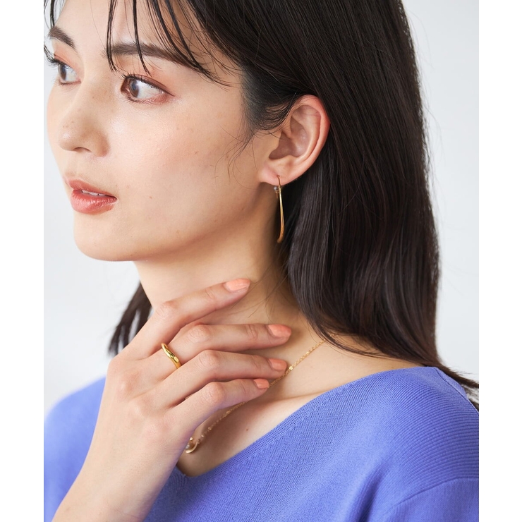 ステンレスドロップピアス | a.v.v【WOMEN】 | 詳細画像2 