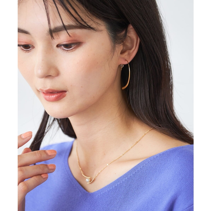 ステンレスドロップピアス | a.v.v【WOMEN】 | 詳細画像3 