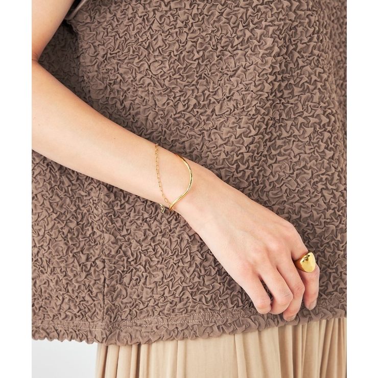 ステンレスチェーンコンビバングル | a.v.v【WOMEN】 | 詳細画像1 