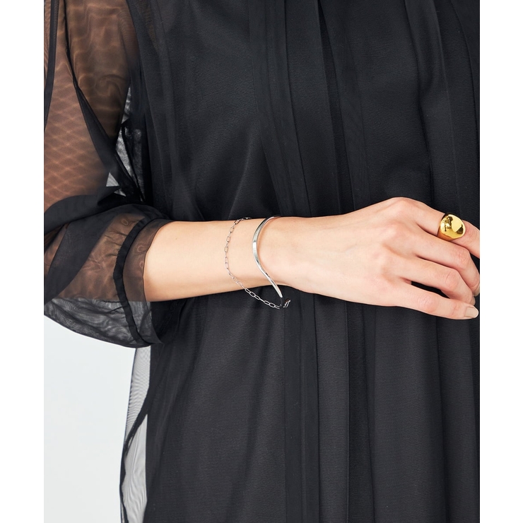 ステンレスチェーンコンビバングル | a.v.v【WOMEN】 | 詳細画像3 
