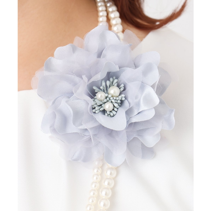 2連パールネックレス×フラワーコサージュ | eur3 | 詳細画像16 