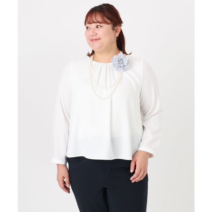 2連パールネックレス×フラワーコサージュ | eur3 | 詳細画像17 