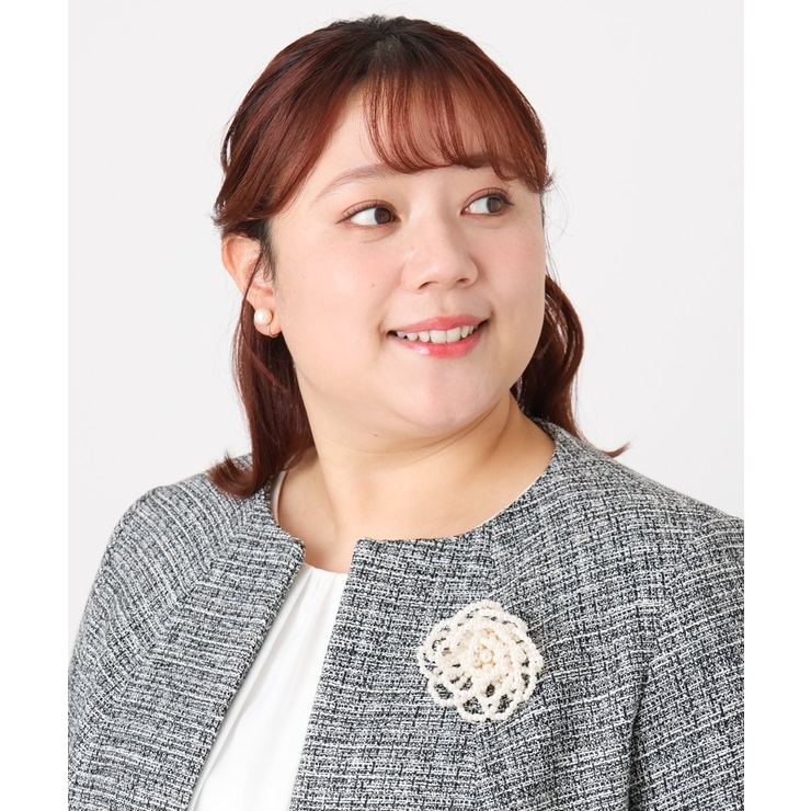 パール調フラワーコサージュ | eur3 | 詳細画像1 