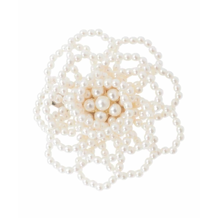 パール調フラワーコサージュ | eur3 | 詳細画像3 