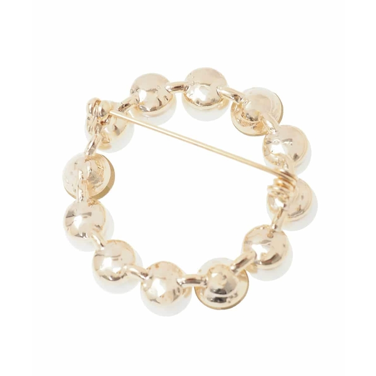 パールストーンサークルブローチ | eur3 | 詳細画像2 