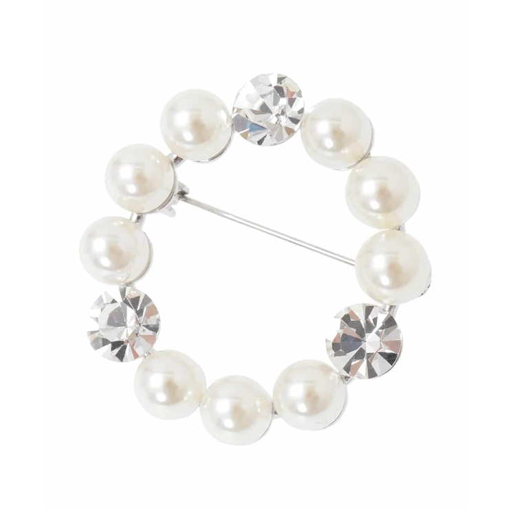 パールストーンサークルブローチ | eur3 | 詳細画像6 