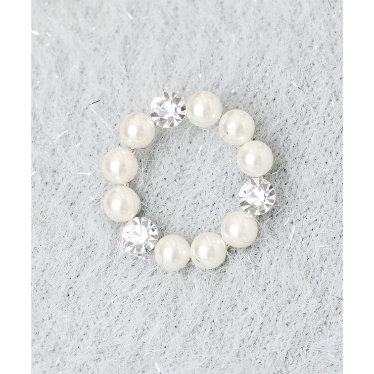 シルバー | パールストーンサークルブローチ | eur3