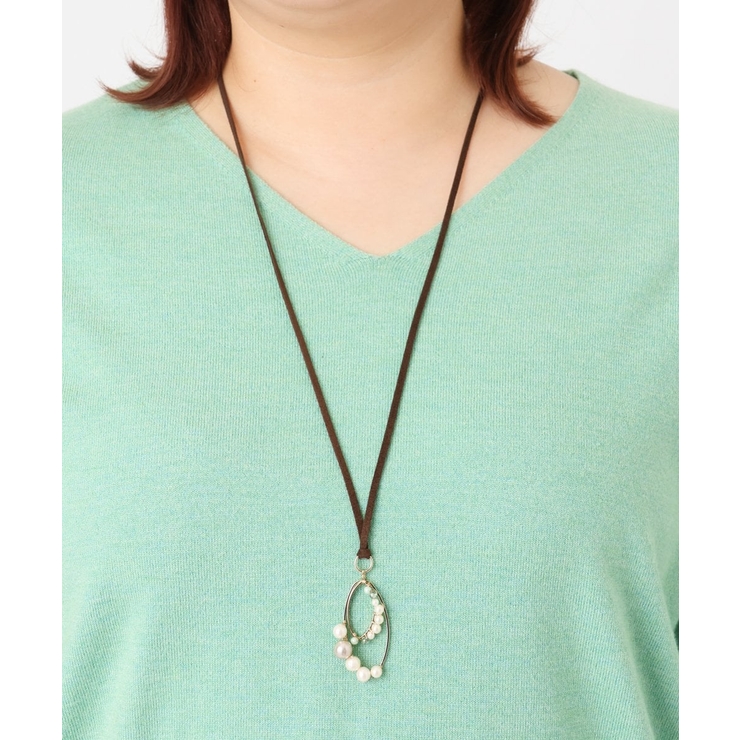 ゴールド | パールビーズサークルネックレス | eur3