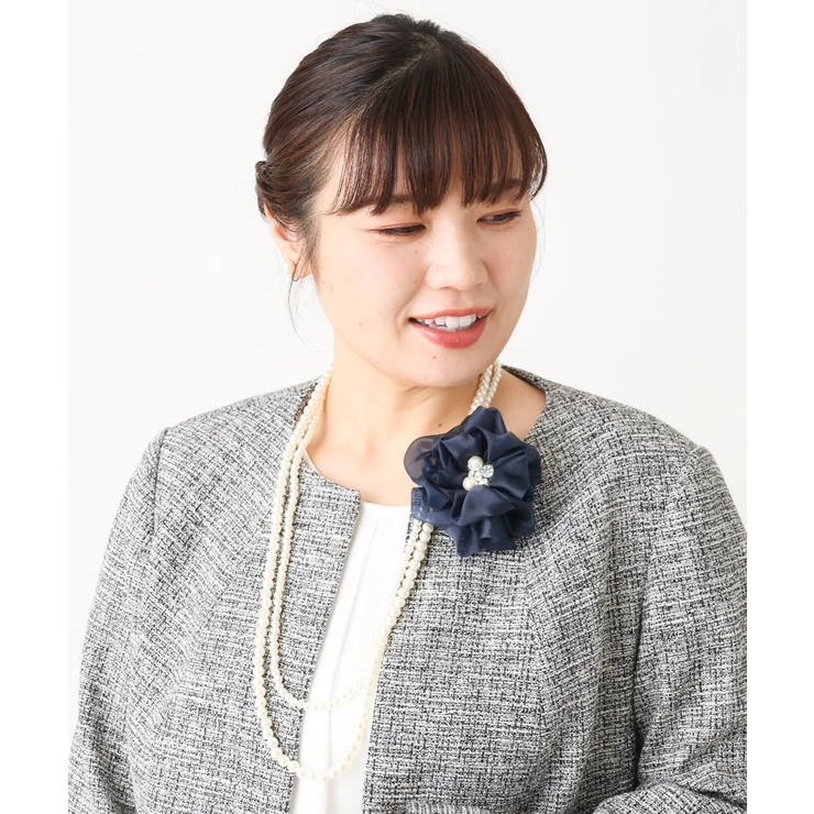 【2点セット】フォーマルネックレス×コサージュセット | eur3 | 詳細画像1 