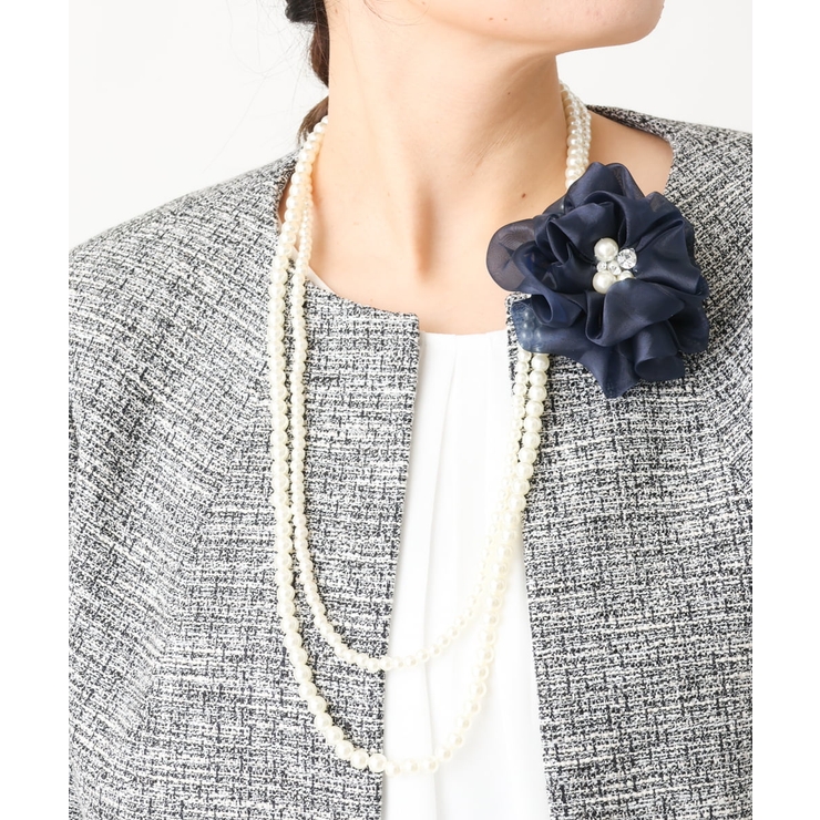 【2点セット】フォーマルネックレス×コサージュセット | eur3 | 詳細画像2 