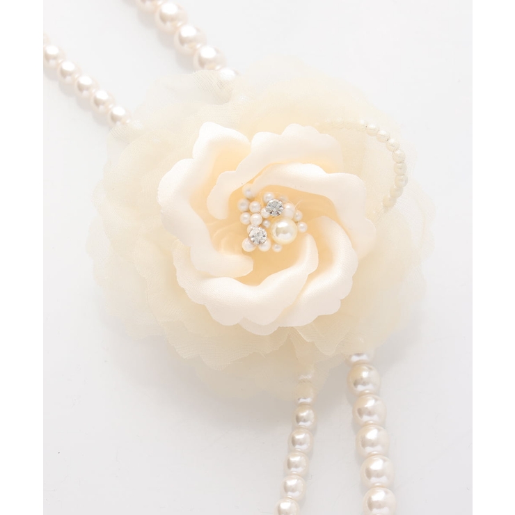 コサージュ付き2連パールネックレス | eur3 | 詳細画像11 