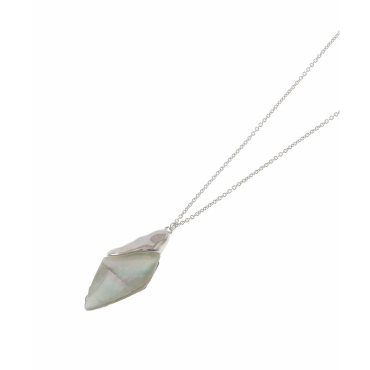 グレー(92) | ストーンモチーフワントップネックレス | eur3