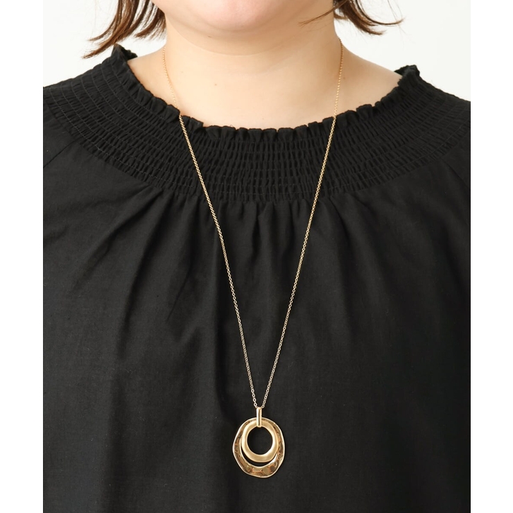 ダブルニュアンスリングネックレス | eur3 | 詳細画像1 