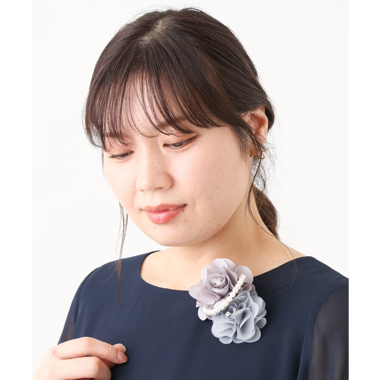 パールアクセントフラワーコサージュ | eur3 | 詳細画像10 