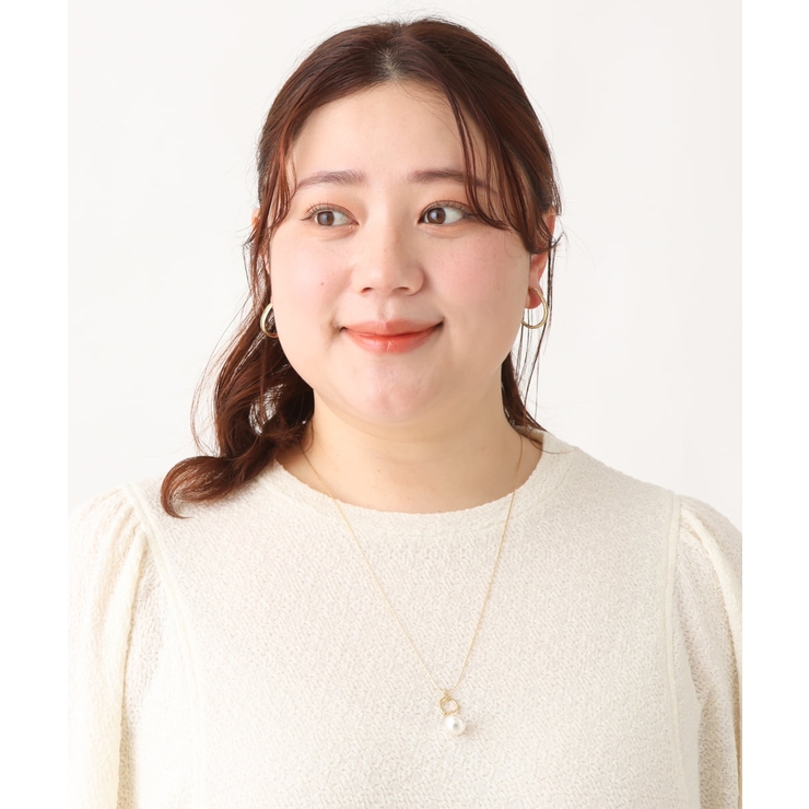 ゴールド(95) | フェイクパールトップネックレス | eur3