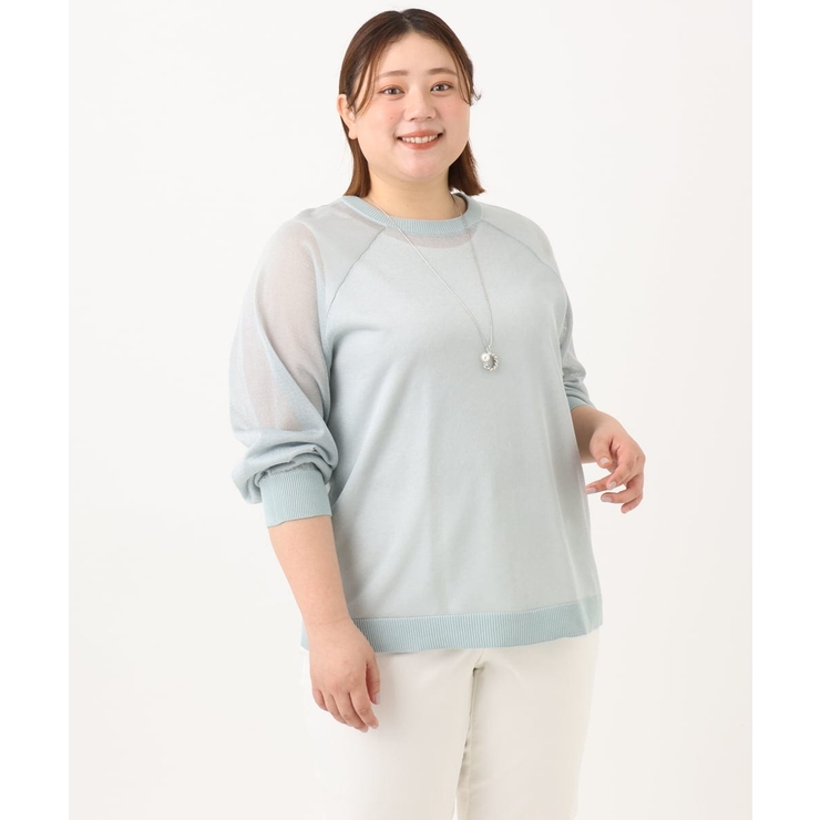 メタルサークルパールロングネックレス | eur3 | 詳細画像7 