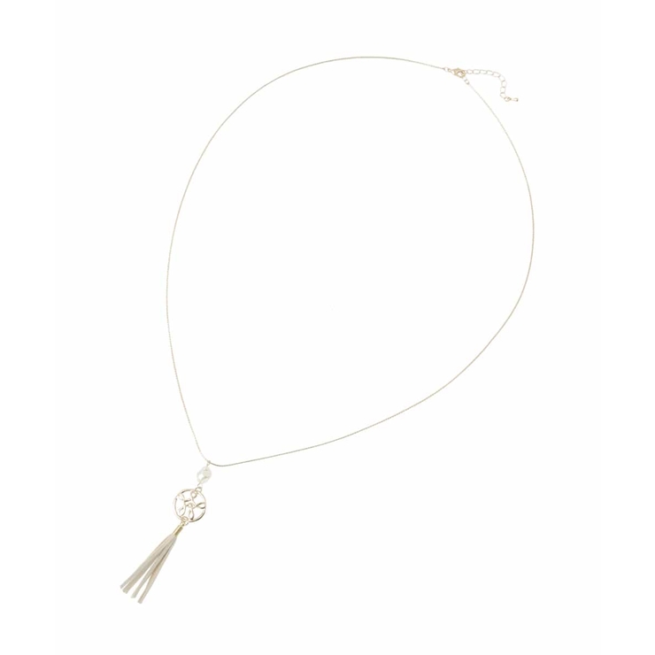 ゴールド(95) | タッセルアクセントモチーフネックレス | eur3