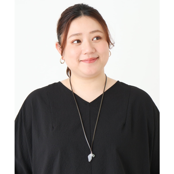 ブラック(94) | スライドコードワントップネックレス | eur3