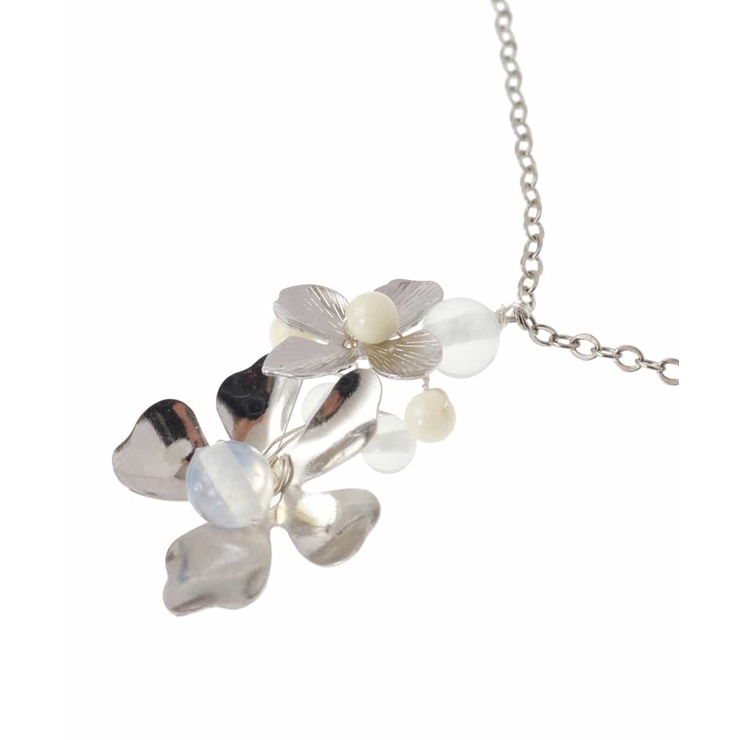 フラワーモチーフロングネックレス | eur3 | 詳細画像9 