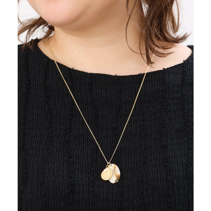 ダブルモチーフロングネックレス | eur3 | 詳細画像1 