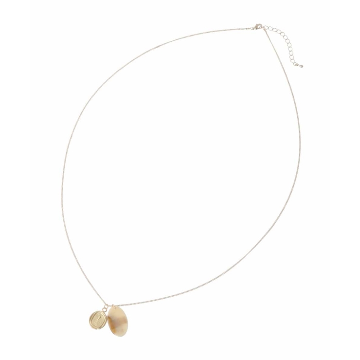 ダブルモチーフロングネックレス | eur3 | 詳細画像4 