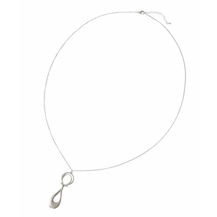 ドロップメタルロングネックレス | eur3 | 詳細画像2 