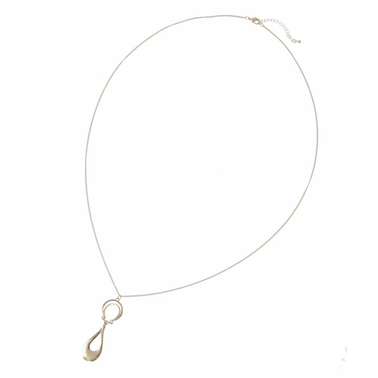 ドロップメタルロングネックレス | eur3 | 詳細画像6 