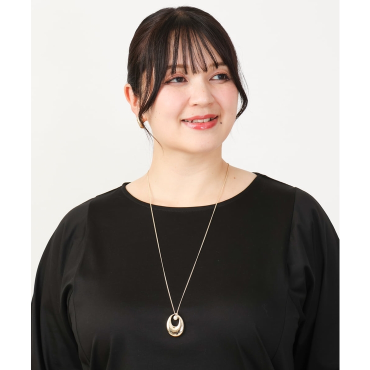 メタルトップロングネックレス | eur3 | 詳細画像1 