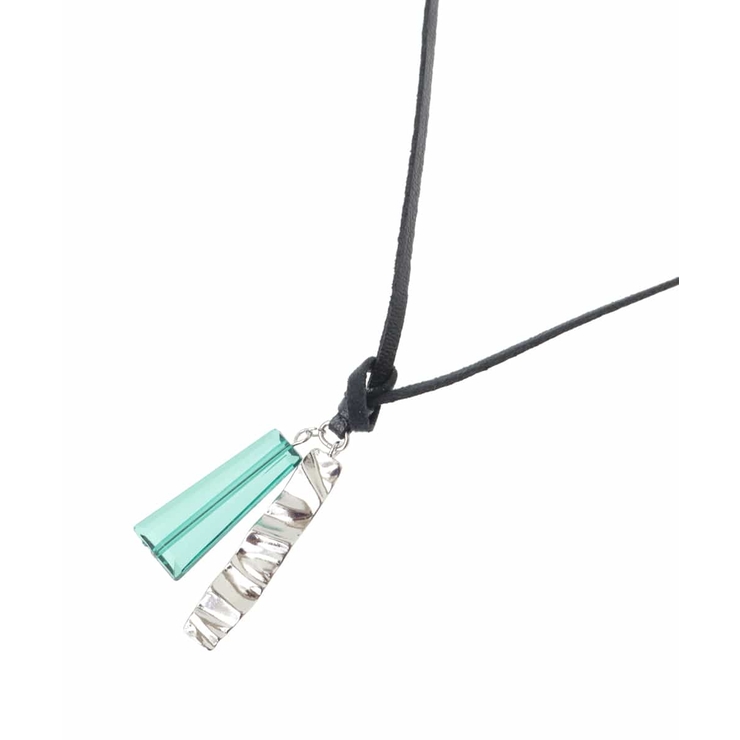 ブラック(94) | 異素材MIXパーツチョーカー | eur3