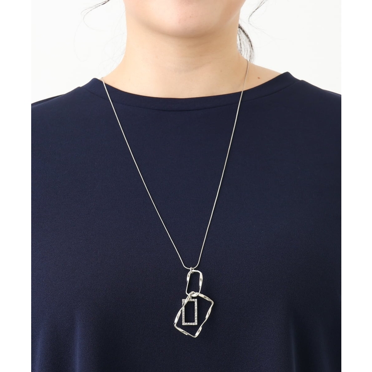 スクエアビジューデザインネックレス | eur3 | 詳細画像5 